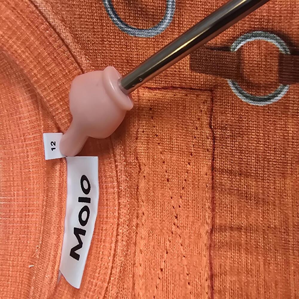 Molo Memphis Kids Space-Themed Orange Sweatshirt - Picture 4 of 8